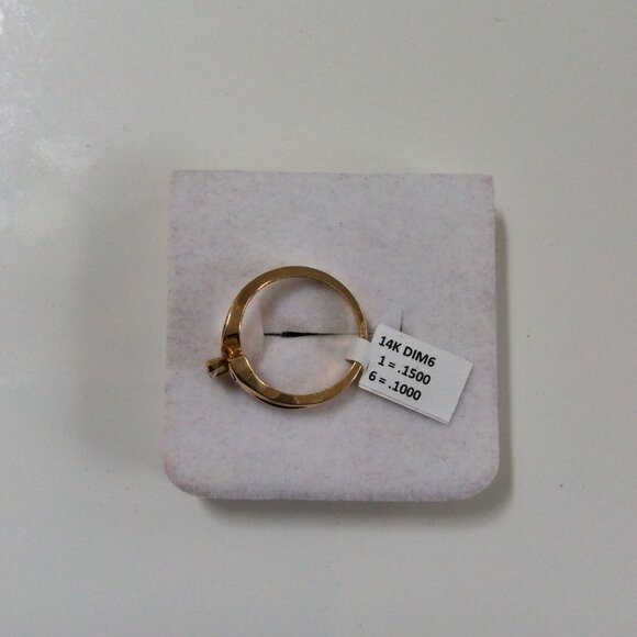 NWT STUNNING 14k GOLD & DIAMOND RING MSRP 1,895 - Picture 4 of 7